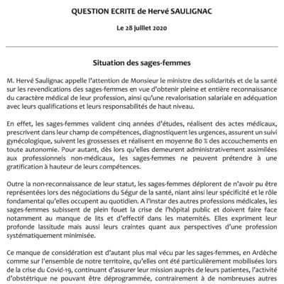 QE - situation des sages-femmes