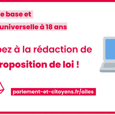 « Minimum jeunesse » : participez à la rédaction de la proposition de loi AILE(S)