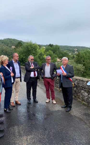 Visite du ministre délégué à la ruralité en Ardèche