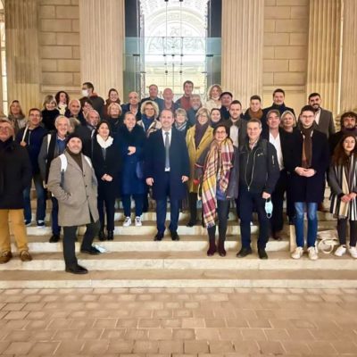 Les Maires ardéchois en visite à lAssemblée nationale