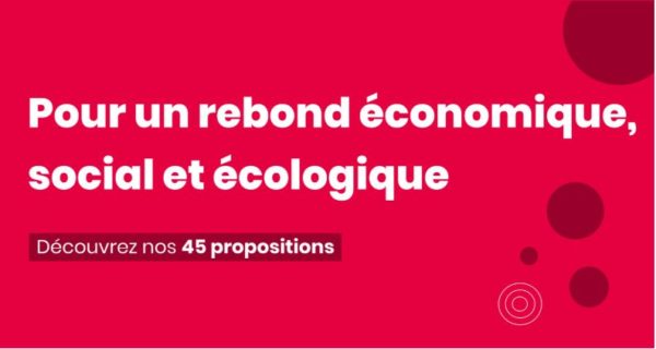 45 propositions pour un rebond économique, social et écologique